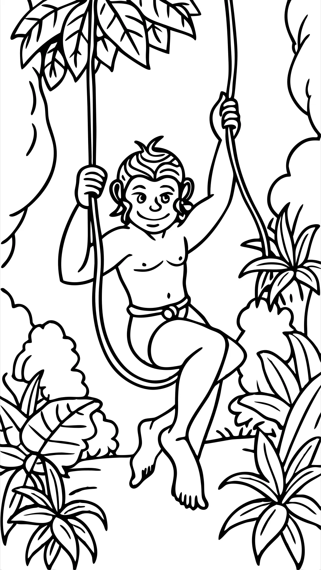 coloriages de Tarzan